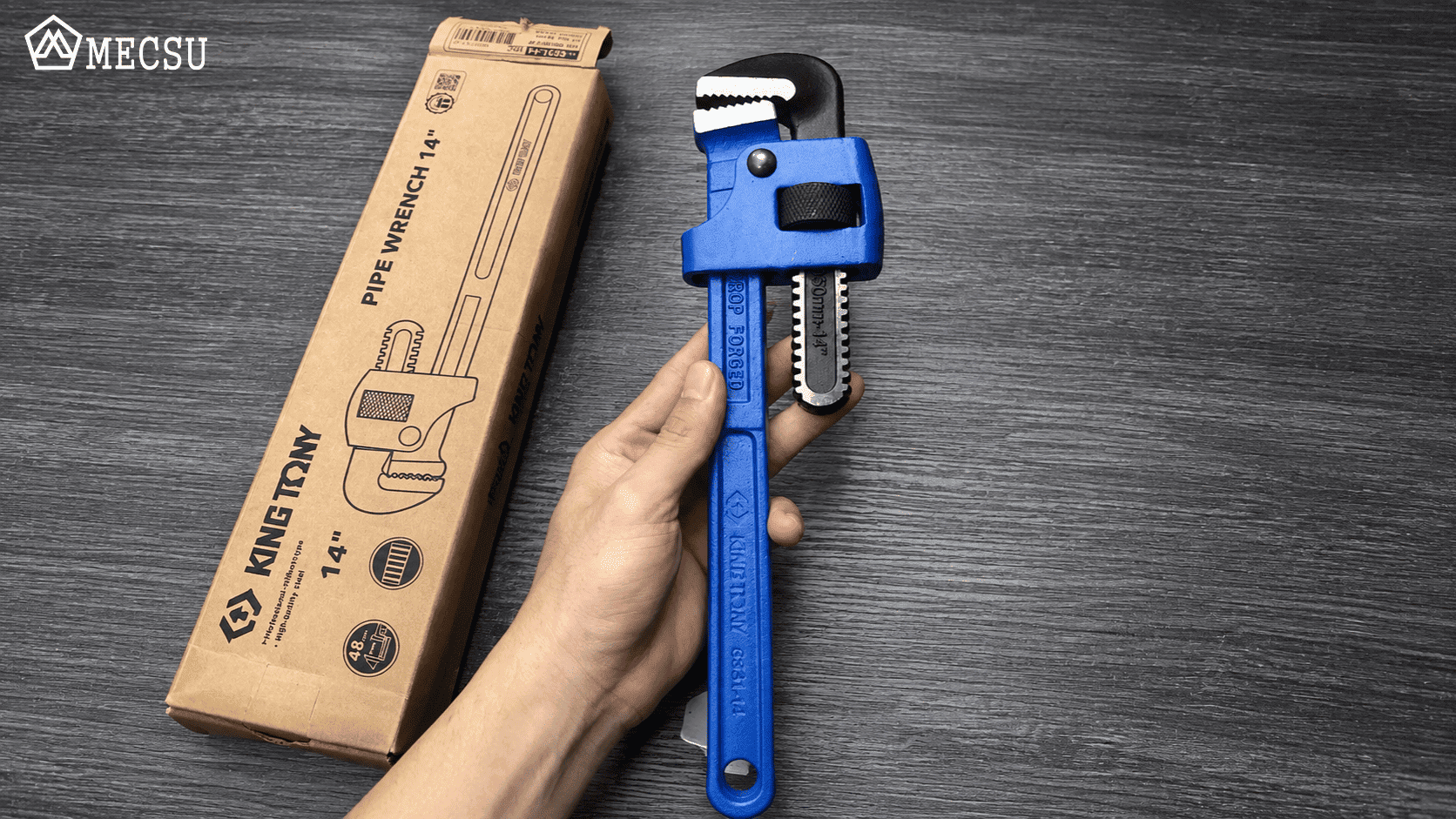 Kingtony 6531-14 sử dụng chất liệu thép Cr-Mo siêu bền từ Đài Loan.